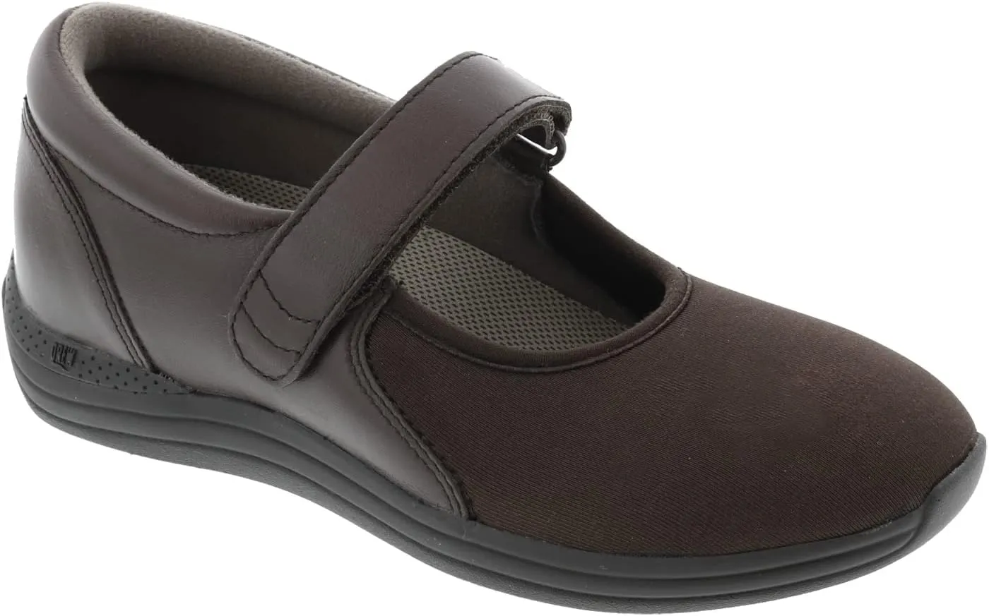 Drew Women's Magnolia Comfortable Slip-Resistant Mary Jane Adjustable Strap Flat with Arch Support