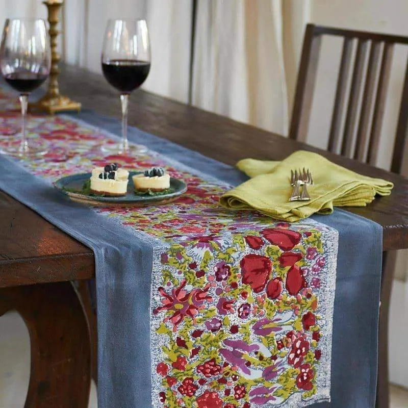 Jardin Red & Grey | Table Runners