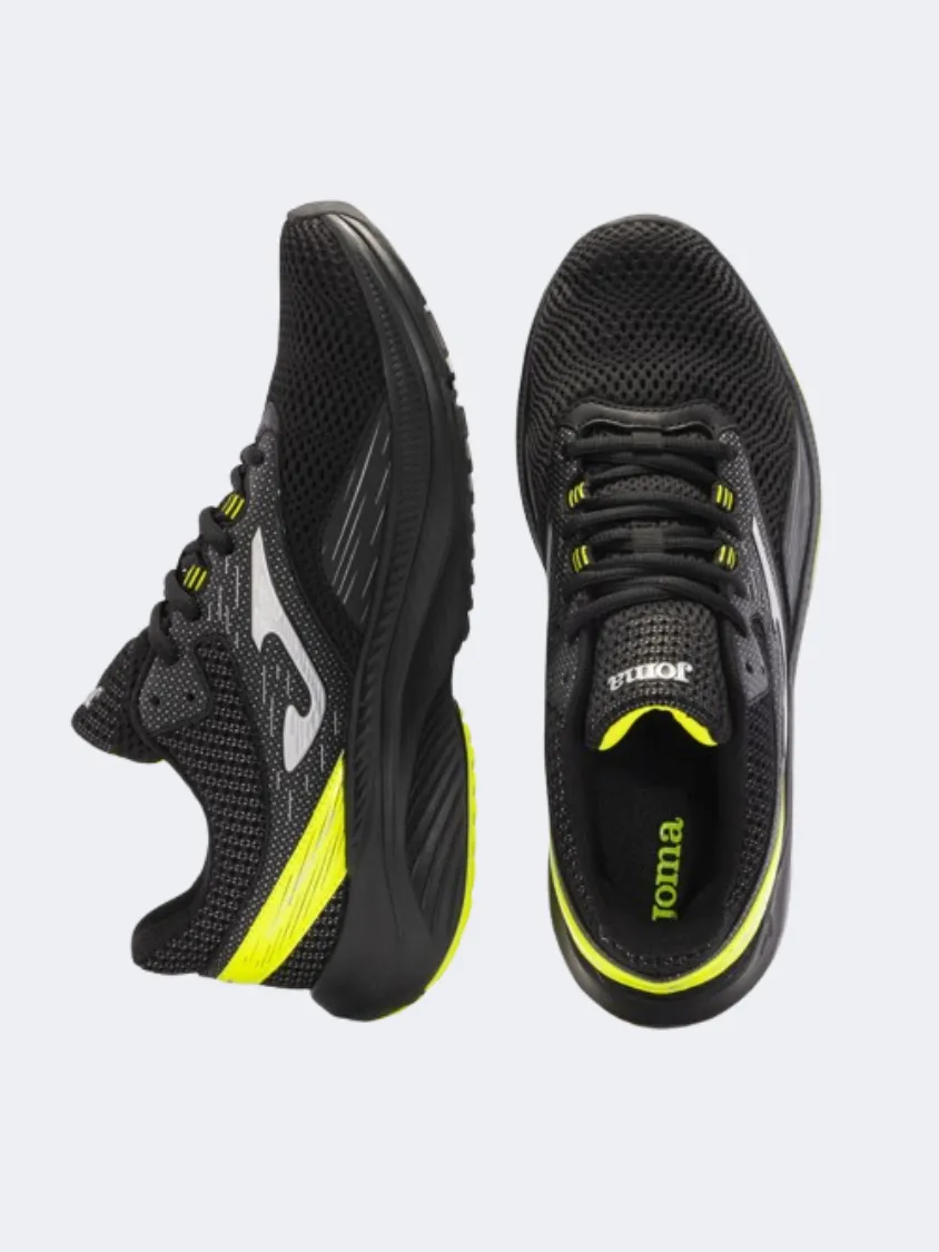 Joma Active Men Running Shoes Black/Fluor Yellow