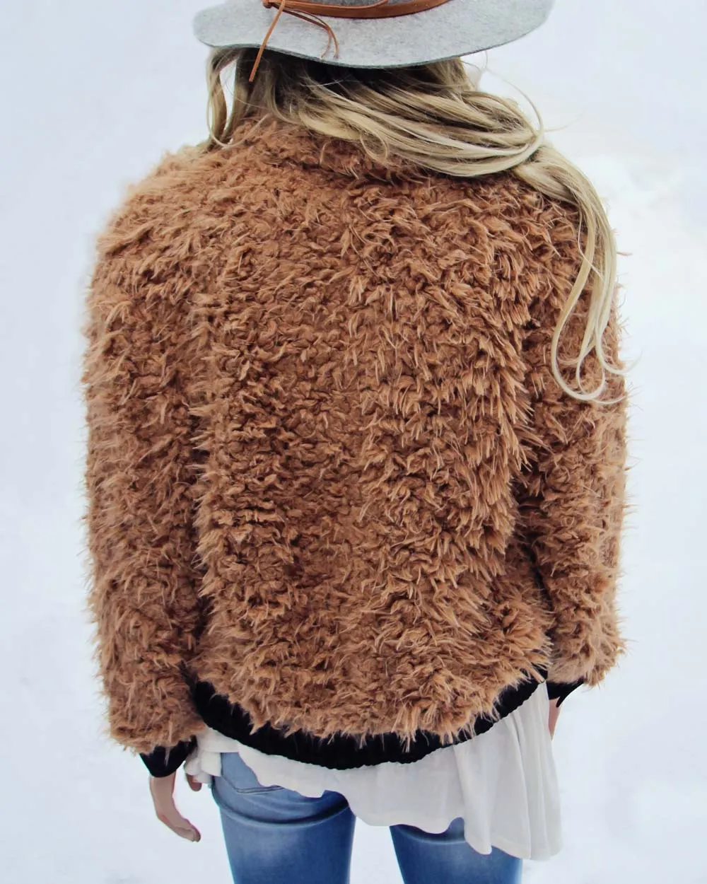 Last One! Mongolian Shearling Coat