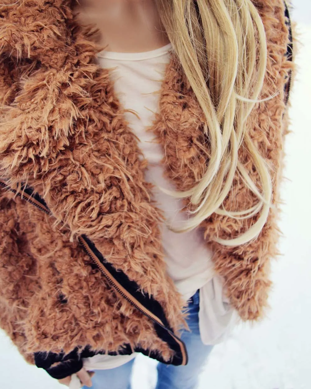 Last One! Mongolian Shearling Coat