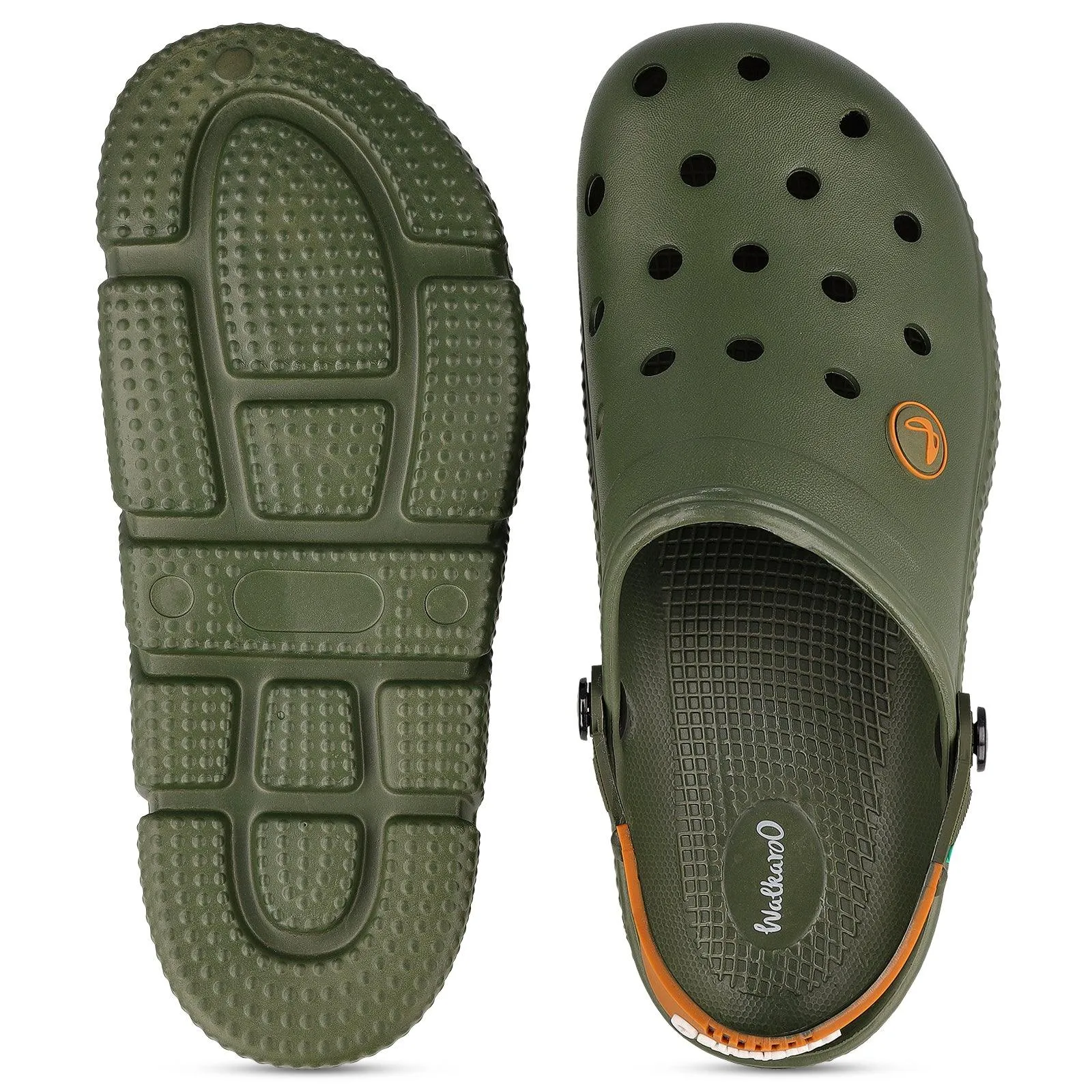 Men's Clogs  - WC8736 Olive Green