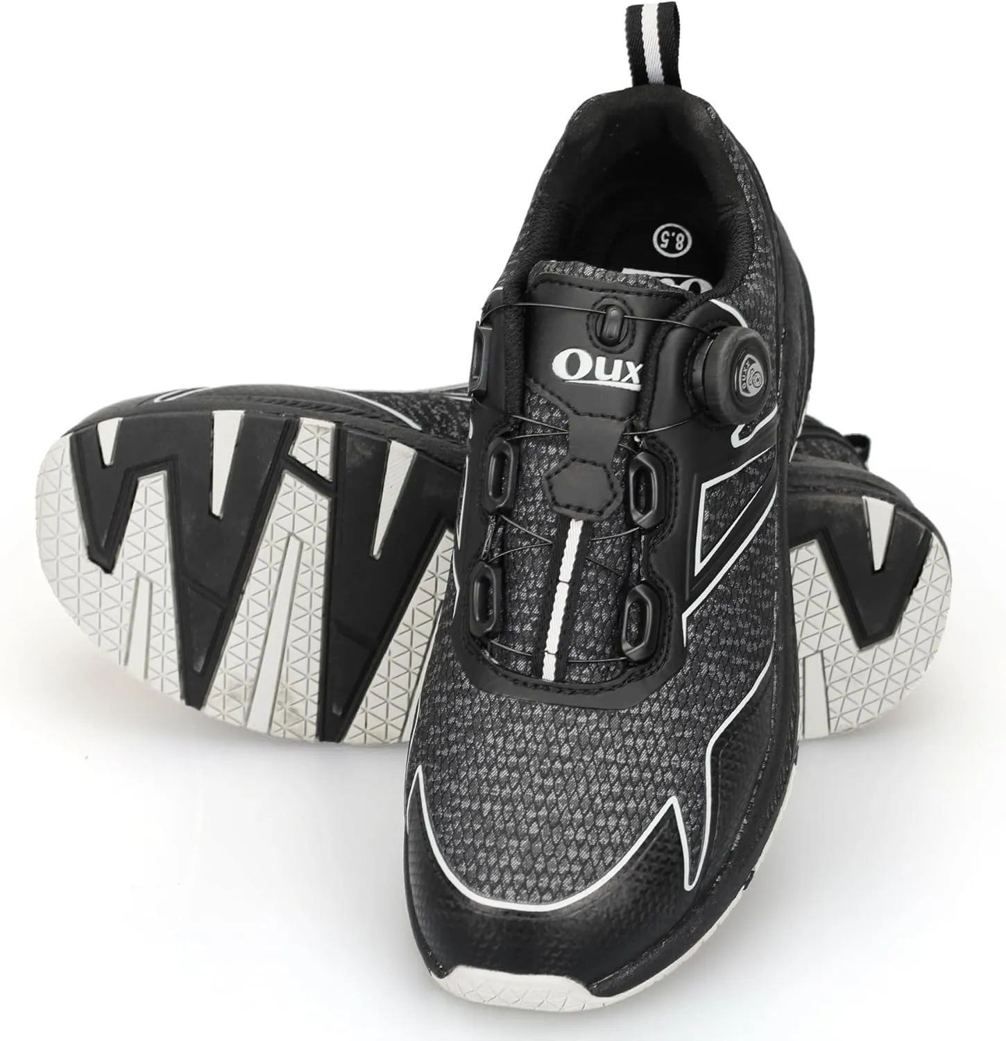 OUXX Autolock Men's Work Shoes, Comfort Popcorn Midsole & Slip-Resistant Rubber Outsole, Aluminum Toe, ASTM F2413 Shoes(OX5301BY)
