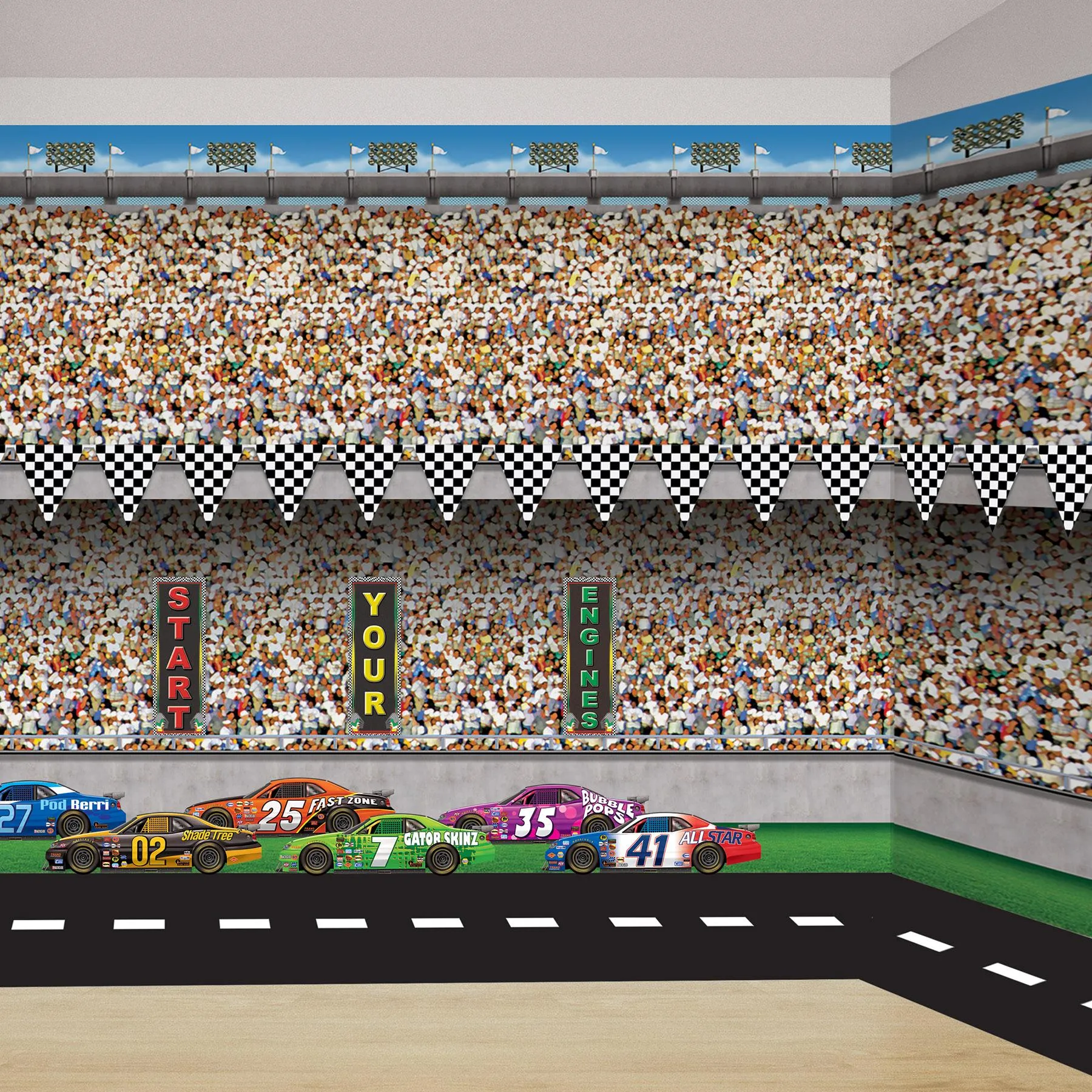 Racetrack Party Runner
