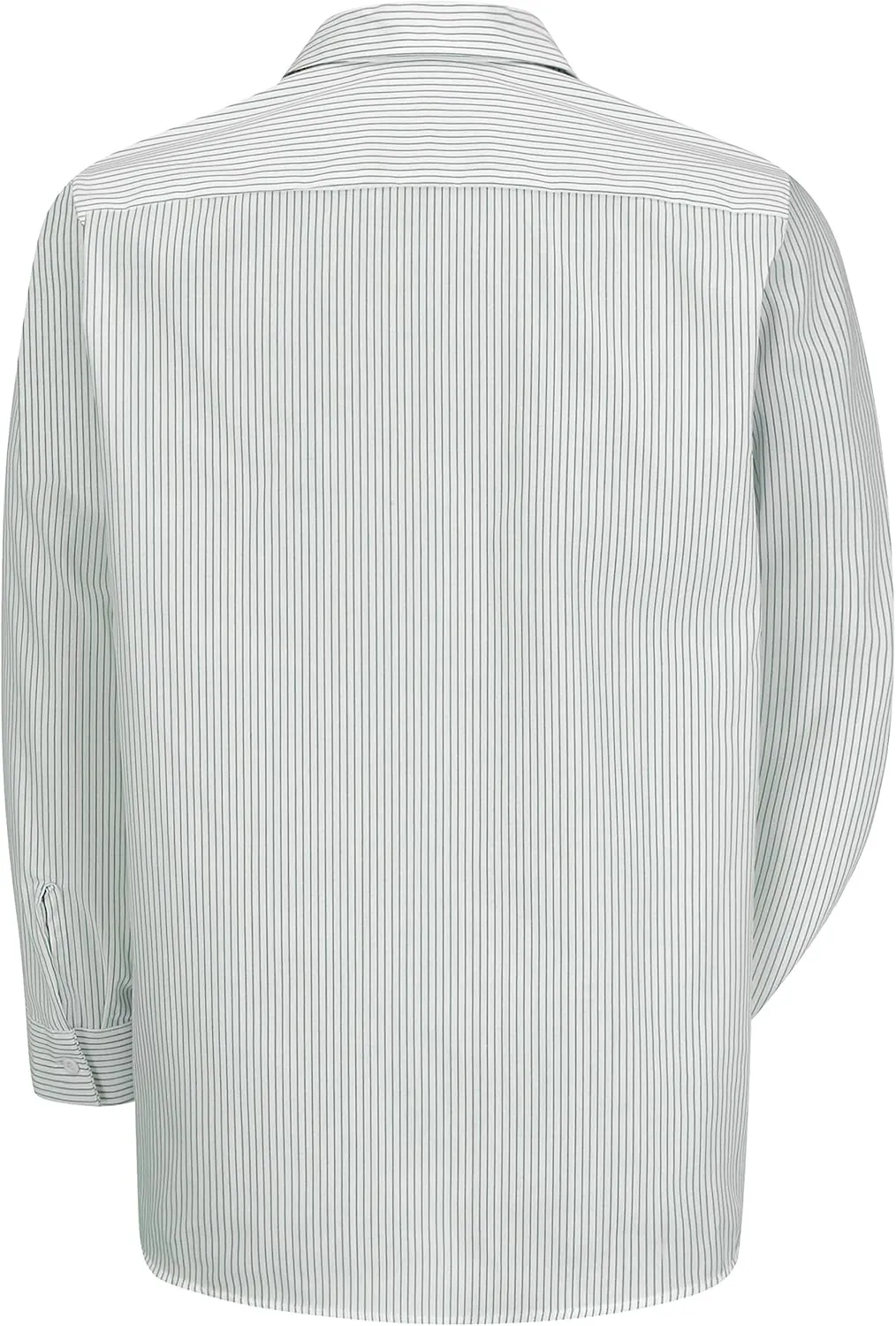 Red Kap Men's Long Sleeve Industrial Stripe Work Shirt