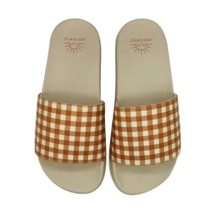 Slide Sandal, Sienna Gingham
