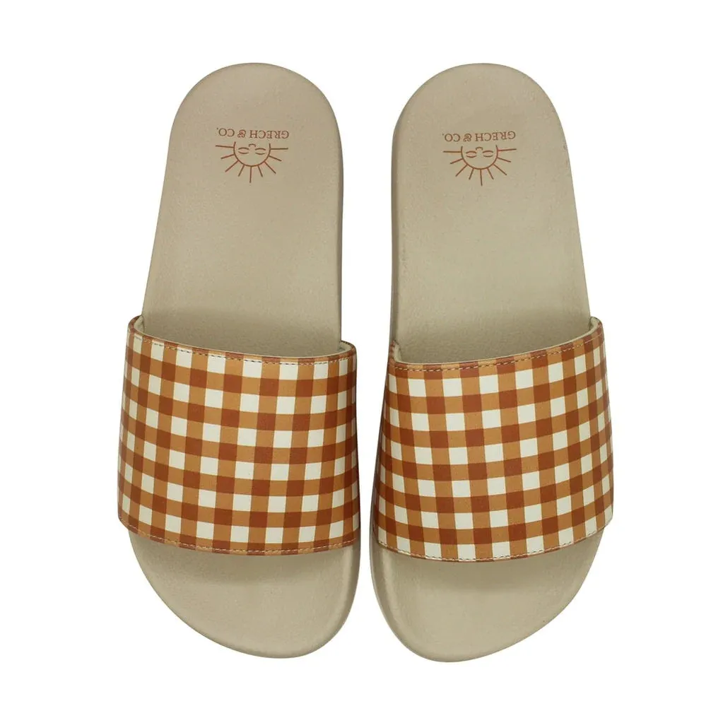 Slide Sandal, Sienna Gingham