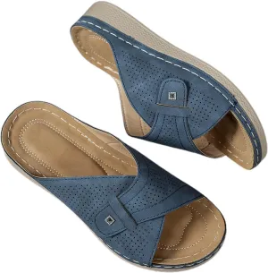 Stylish Women's Sandals Comfortable Summer Slip-On Platform Footwear for Daily Wear Beach Travel Date Outfits