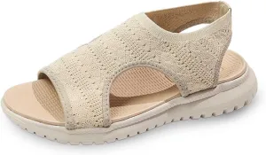 Stylish Women's Sandals for Beach Trips Casual Outings and Everyday Use  Comfortable Flat Slip-On Shoes with Open-Toe Design