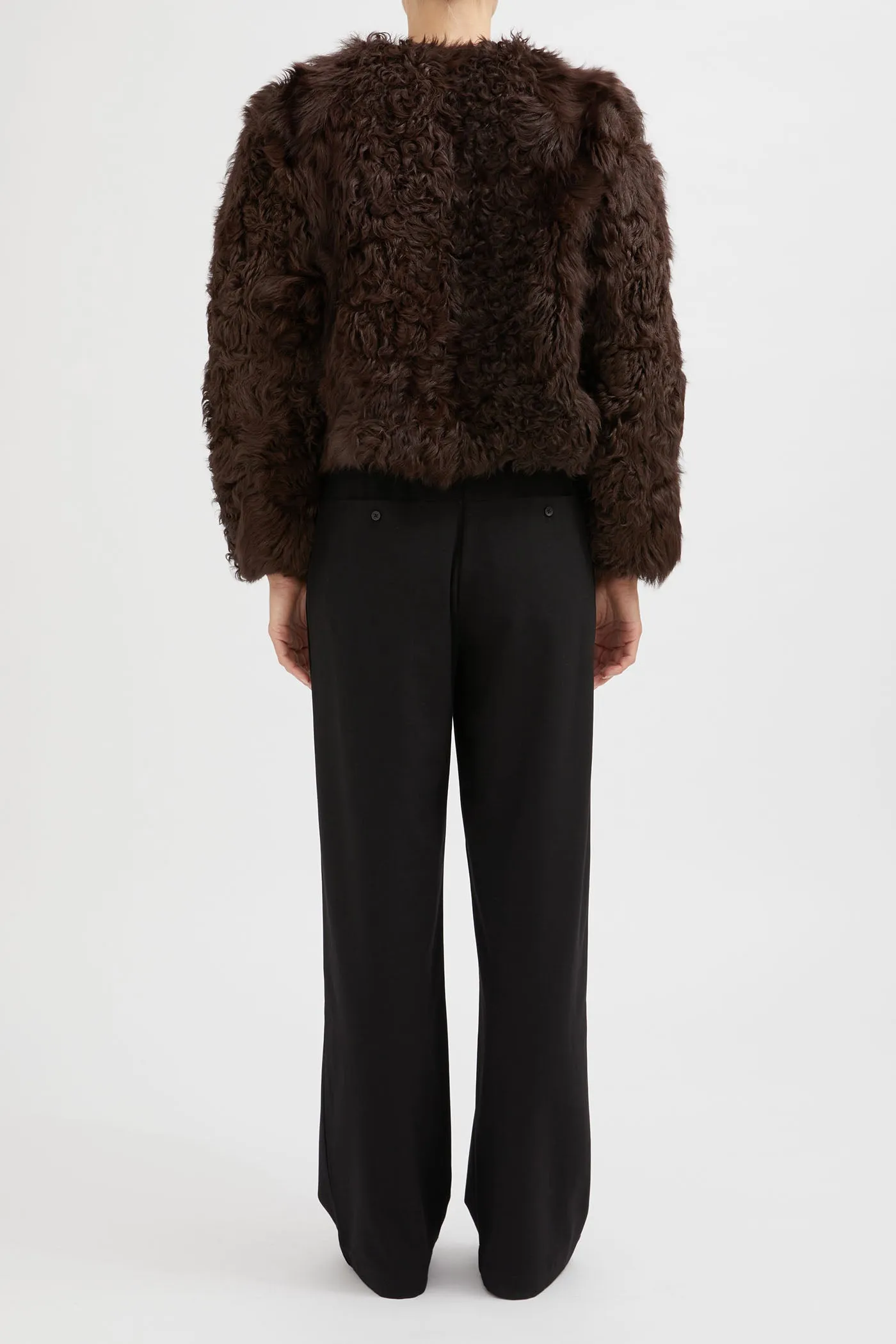 The 100% Wool Shearling Fur Jacket
