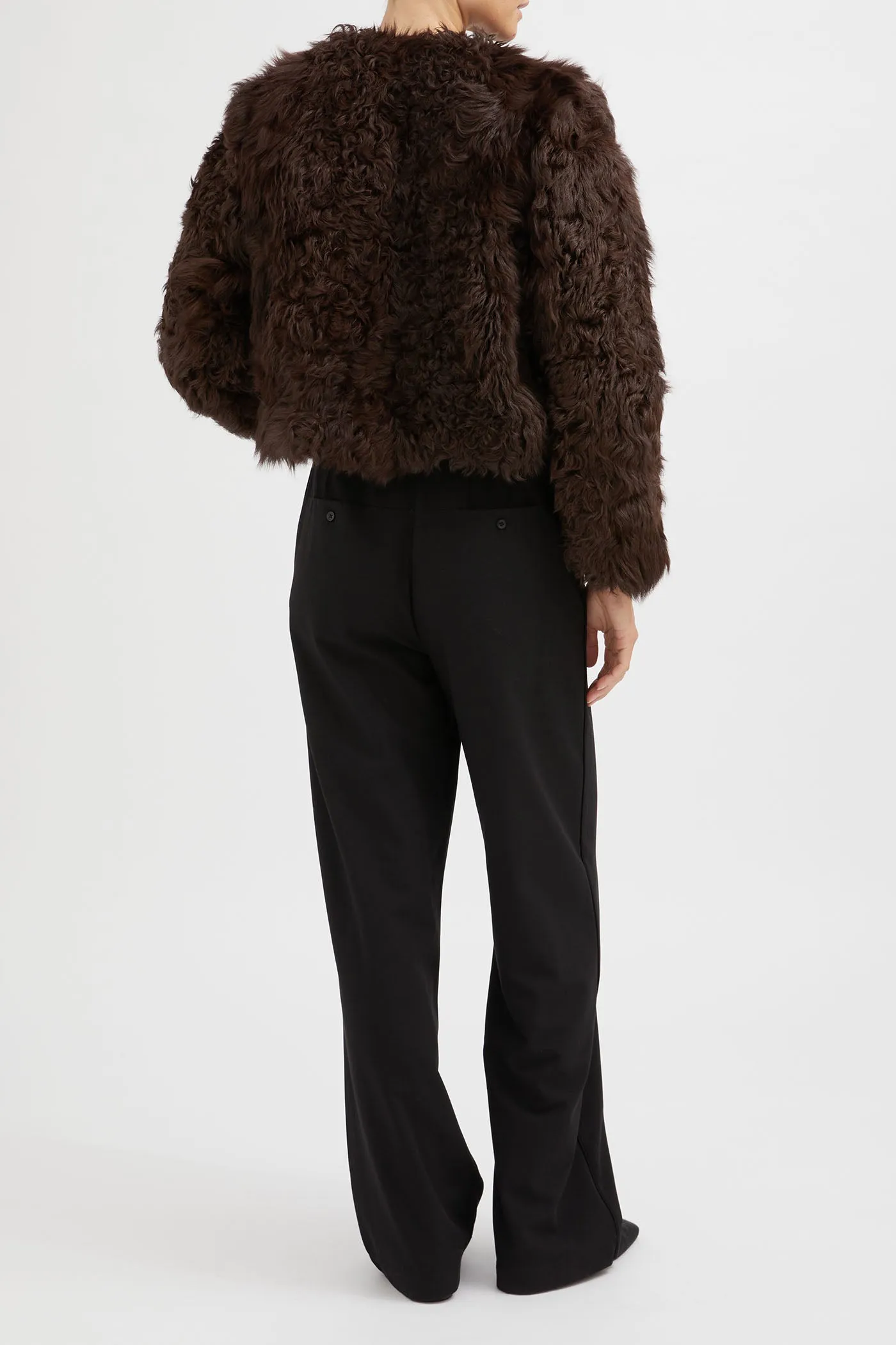 The 100% Wool Shearling Fur Jacket