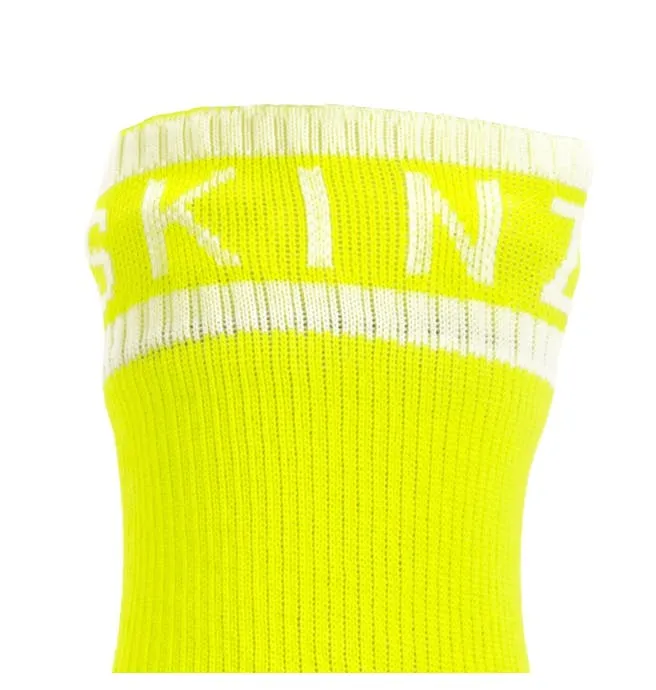Waterproof All Weather Cycle Oversock Yellow by Sealskinz