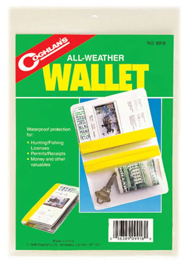 Waterproof Pouch Wallet All Weather Protection Dry Bag Case Id Holder Coghlan's