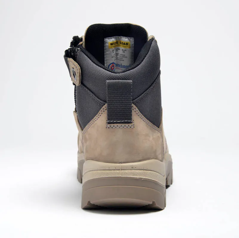 Wide Load 690SZ Stone 6 Inch Steel Cap Zip Safety Boot