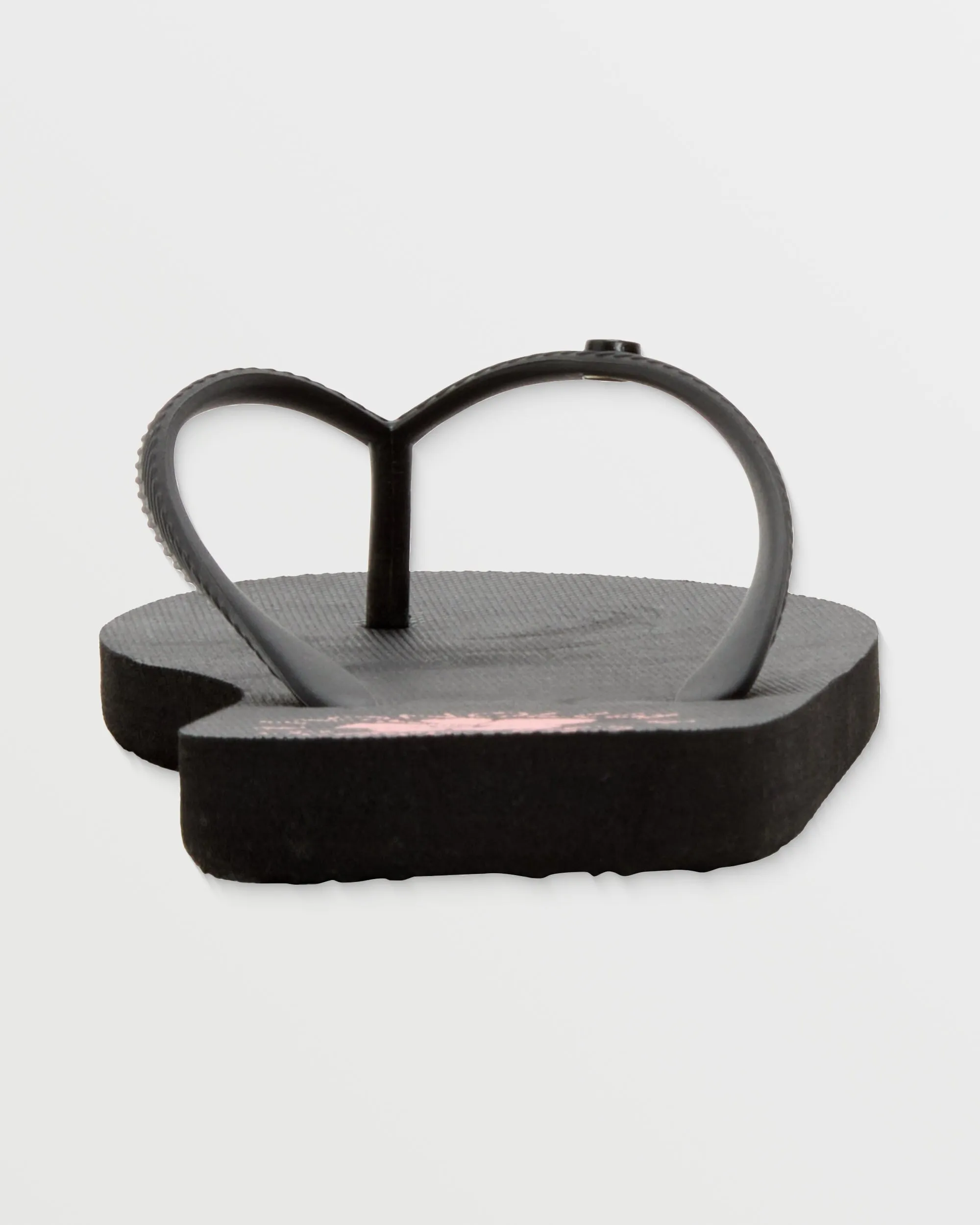 Womens Hibiscus Sandals - Black