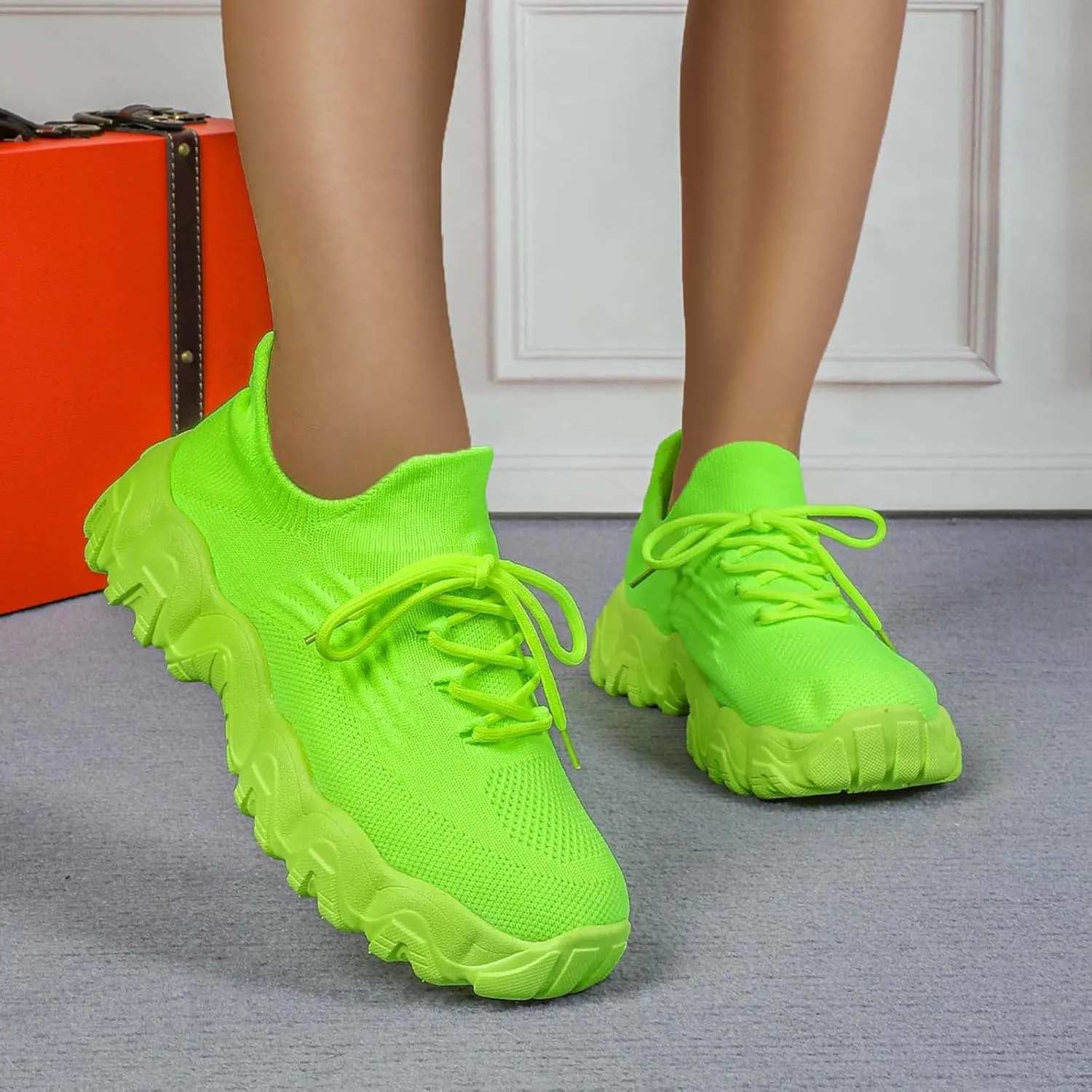 Womens Tennis Shoes Summer Slip On Mesh Breathable Walking Sneakers Comfortable Arch Support Orthopedic Sneakers Non-Slip Nurse Babe Shoes Fashion Outdoor Running Trainer